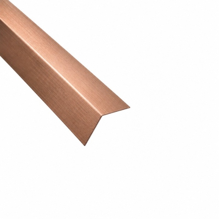 Kątownik dekoracyjny miedziany matowy copper mat